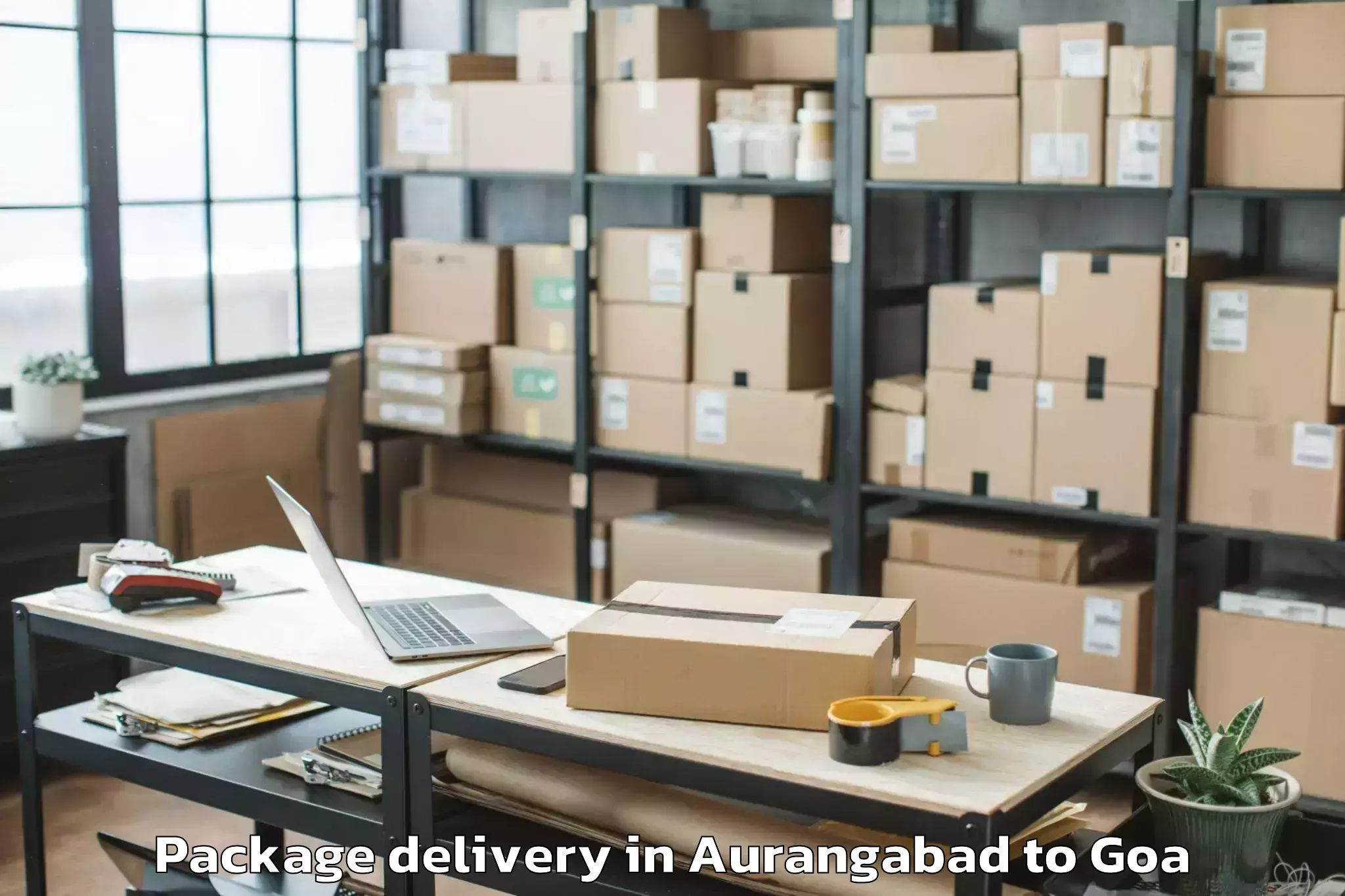 Trusted Aurangabad to Pilerne Package Delivery